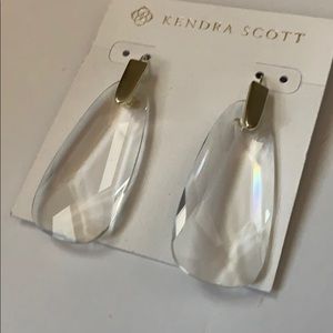 Kendra Scott Jewelry - Kendra Scott, Earrings, Gold and Crystal, NWT Kendra Scott Jewelry - Kendra Scott, Earrings, Gold and Crystal, NWT